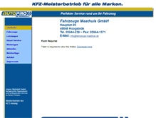Tablet Screenshot of fahrzeuge-maathuis.de
